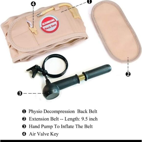 Back Decompression Belt Lumbar Support for Back Pain Relief - HONGJIN Lo… - Picture 3 of 3